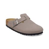 Birkenstock Boston TEX Birko-Flor Regular Fit Gray Taupe - Sivo - Sandale Birkenstock Boston TEX Birko-Flor Regular Fit Gray Taupe - Sivo - Sandale
