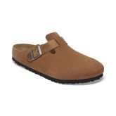 Birkenstock Boston BS Mixed Leather Regular Fit Brown 1029185 - Smeđa - Sandale Birkenstock Boston BS Mixed Leather Regular Fit Brown 1029185 - Smeđa - Sandale