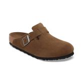 Birkenstock Boston Soft Footbed Suede Leather Regular Fit Brown - Smeđa - Sandale Birkenstock Boston Soft Footbed Suede Leather Regular Fit Brown - Smeđa - Sandale