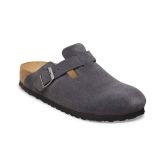 Birkenstock Boston Suede Leather Regular Fit Charcoal - Sivo - Sandale Birkenstock Boston Suede Leather Regular Fit Charcoal - Sivo - Sandale