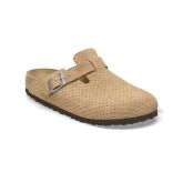 Birkenstock Boston BS Suede Embossed Regular Fit Light Brown - Smeđa - Sandale Birkenstock Boston BS Suede Embossed Regular Fit Light Brown - Smeđa - Sandale