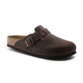 Birkenstock Boston Soft Footbed Oiled Leather Narrow Fit - Smeđa - Sandale Birkenstock Boston Soft Footbed Oiled Leather Narrow Fit - Smeđa - Sandale
