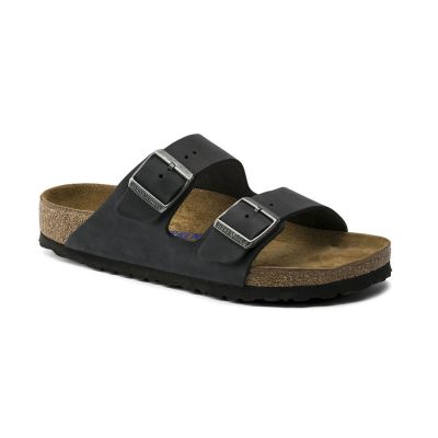 Birkenstock Arizona NU Oiled SFB Black Narrow Fit - Crno - Sandale Birkenstock Arizona NU Oiled SFB Black Narrow Fit - Crno - Sandale