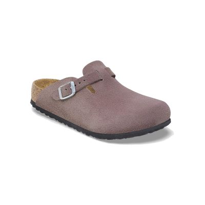 Birkenstock Boston Suede Leather Narrow Fit Faded Purple - Ljubičasta - Sandale Birkenstock Boston Suede Leather Narrow Fit Faded Purple - Ljubičasta - Sandale