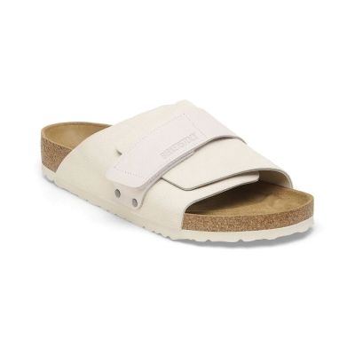 Birkenstock Kyoto Nubuck Suede Leather Regular Fit Offwhite - Smeđa - Sandale Birkenstock Kyoto Nubuck Suede Leather Regular Fit Offwhite - Smeđa - Sandale