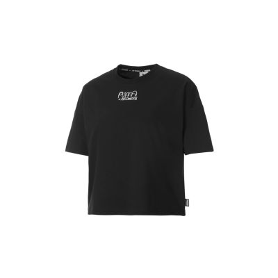 Puma x Mr Doodle Women´s Loose Tee - Crno - Majica kratkih rukava Puma x Mr Doodle Women´s Loose Tee - Crno - Majica kratkih rukava