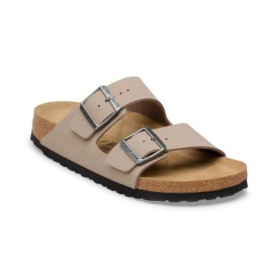 Birkenstock Arizona Birkibuc Regular Fit Gray Taupe - Smeđa - Sandale Birkenstock Arizona Birkibuc Regular Fit Gray Taupe - Smeđa - Sandale