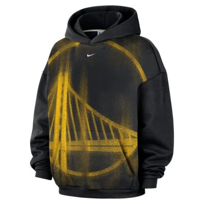 Nike Golden State Warriors Standard Issue Men's Fleece Basketball Hoodie Black - Crno - Majica s kapuljačom Nike Golden State Warriors Standard Issue Men's Fleece Basketball Hoodie Black - Crno - Majica s kapuljačom