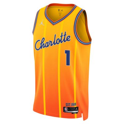 Nike Dri-FIT Charlotte Hornets Lamelo Ball Swingman Jersey - Naranča - Dres
