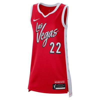 Nike Dri-FIT WNBA A'ja Wilson Las Vegas Aces 2026 Rebel Edition Wmns Jersey - Crvena - Dres Nike Dri-FIT WNBA A'ja Wilson Las Vegas Aces 2026 Rebel Edition Wmns Jersey - Crvena - Dres