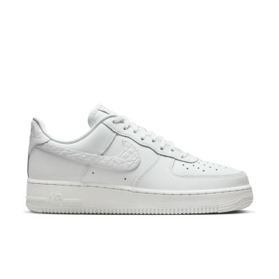 Nike Air Force 1 '07 Low "Summit White Metallic Silver" Wmns - Bijela - Tenisice