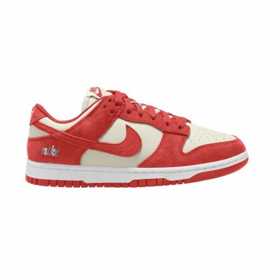 Nike Dunk Low Suede "Sail Light Crimson" Wmns - Bijela - Tenisice Nike Dunk Low Suede "Sail Light Crimson" Wmns - Bijela - Tenisice