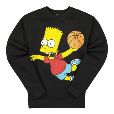 The Simpsons X Chinatown Market Air Bart Arc Sweatshirt Black - Crno - Majica s kapuljačom