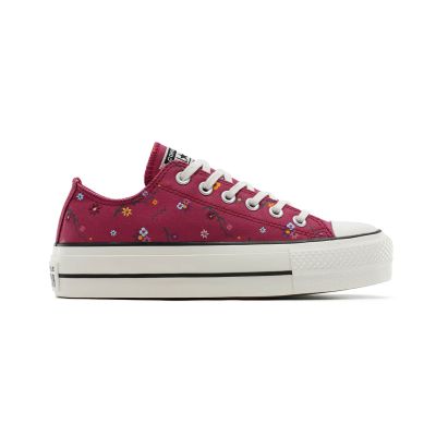 Converse Chuck Taylor All Star Lift Platform Floral Patchwork - Crvena - Tenisice Converse Chuck Taylor All Star Lift Platform Floral Patchwork - Crvena - Tenisice