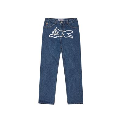 ICECREAM Running Dog Double Scoop Denim Pants Mid Wash Blue - Plava - Hlače ICECREAM Running Dog Double Scoop Denim Pants Mid Wash Blue - Plava - Hlače