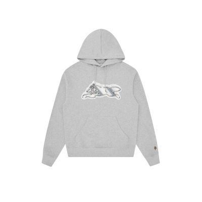 ICECREAM Iced Out Running Dog Popover Hoodie Grey - Sivo - Majica s kapuljačom ICECREAM Iced Out Running Dog Popover Hoodie Grey - Sivo - Majica s kapuljačom
