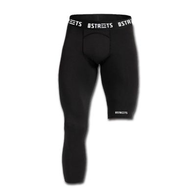 The Streets Compression Single Leg Tights Black (Right Leg) - Crno - Kratke hlače The Streets Compression Single Leg Tights Black (Right Leg) - Crno - Kratke hlače