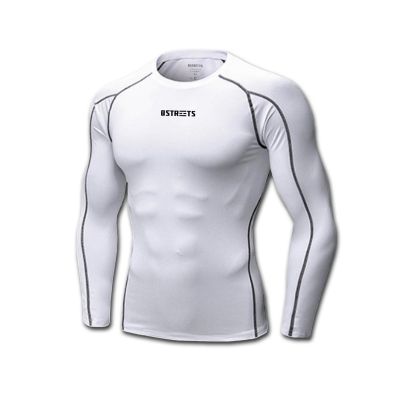 The Streets Longsleeve Compression Top White - Bijela - Kompresijska majica dugih rukava The Streets Longsleeve Compression Top White - Bijela - Kompresijska majica dugih rukava