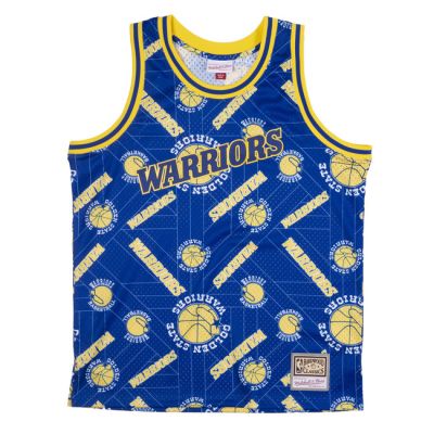 Mitchell & Ness Golden State Warriors Swingman Jersey - Plava - Dres Mitchell & Ness Golden State Warriors Swingman Jersey - Plava - Dres
