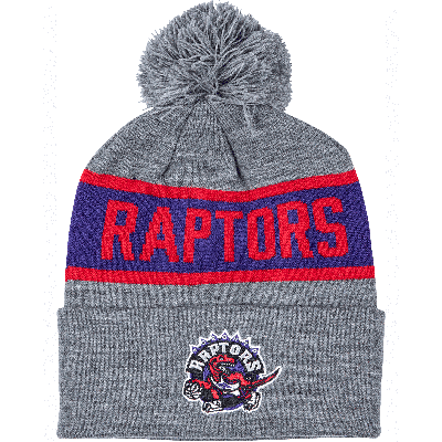 Mitchell & Ness Toronto Raptors Team Tone Knit - Sivo - kapa Mitchell & Ness Toronto Raptors Team Tone Knit - Sivo - kapa