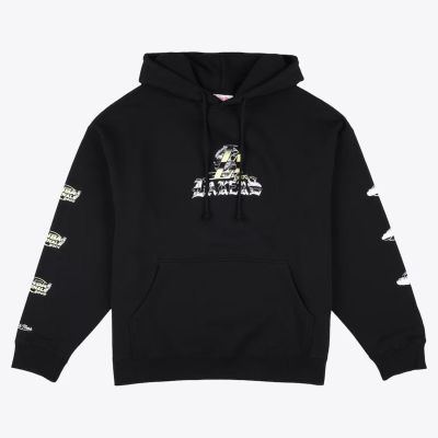 Mitchell & Ness NBA Laker Nation Hoodie Los Angeles Lakers - Crno - Majica s kapuljačom Mitchell & Ness NBA Laker Nation Hoodie Los Angeles Lakers - Crno - Majica s kapuljačom