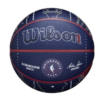 Wilson 2024 NBA All Star Collector Basketball Size 7 - Plava - Lopta Wilson 2024 NBA All Star Collector Basketball Size 7 - Plava - Lopta
