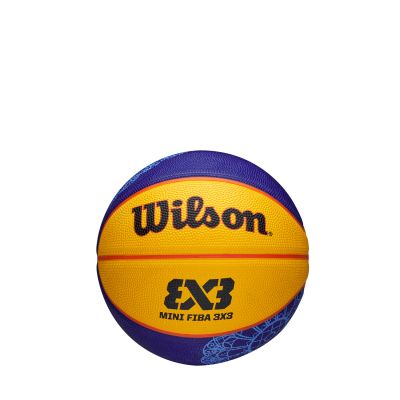 Wilson Fiba 3X3 Mini Basketball Paris 2024 Size 3 - Žuta boja - Lopta Wilson Fiba 3X3 Mini Basketball Paris 2024 Size 3 - Žuta boja - Lopta