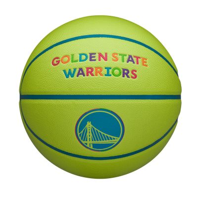 Wilson NBA Team Neon Basketball Golden State Warriors 7 - Žuta boja - Lopta Wilson NBA Team Neon Basketball Golden State Warriors 7 - Žuta boja - Lopta